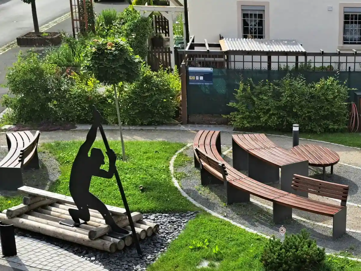 Park direkt gegenüber